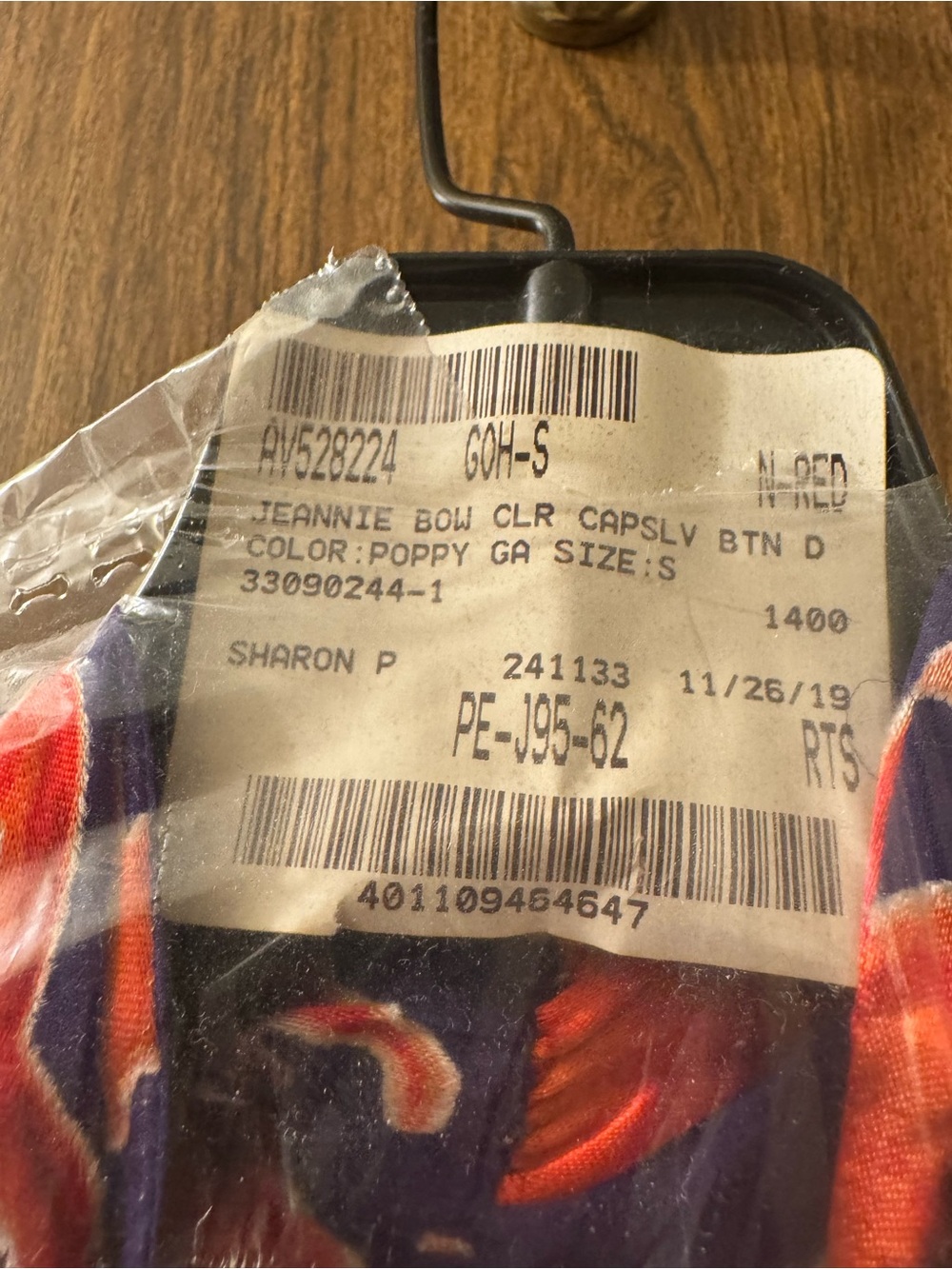 🌺NWT Alice + Olivia Jeannie Silk-Blend Bow Blouse Poppy Garden Bluebird Small🌺 - Picture 4 of 15